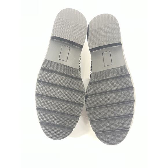 Betsey Johnson Shoes Womens Size 6.5 Black Rhinestone Loafers Studded Pearl Flat - Picture 7 of 11